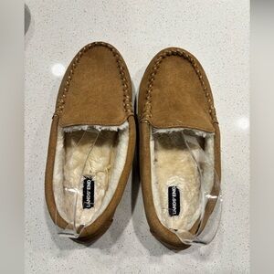 Lands' End Brown Slip-On Loafers
